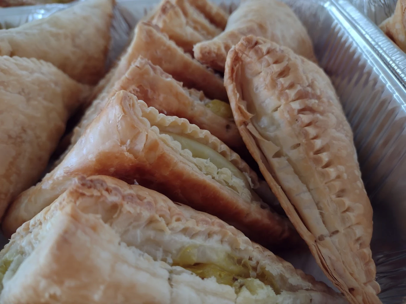 Fresh patties plated